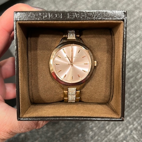 Michael Kors Accessories - MICHAEL Kors Slim Runway Glitz Women’s Watch MK3573